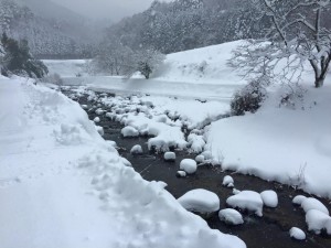 一の茅川（冬）